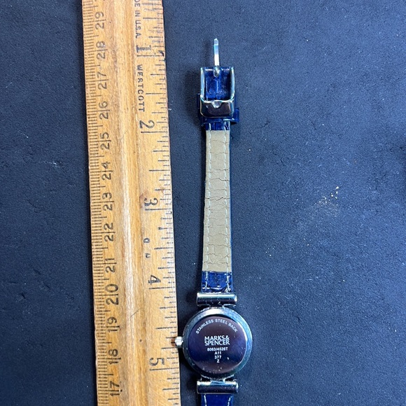 Marks & Spencer petite Blue Fashion Quartz Ladies Watch- Fresh Battery - Picture 7 of 8